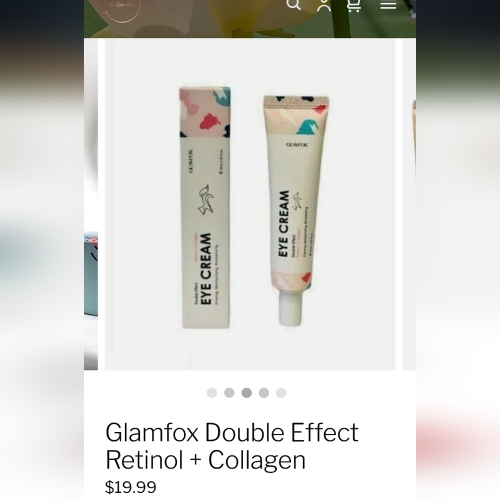 glamfoxx Eye Cream - White and Pink